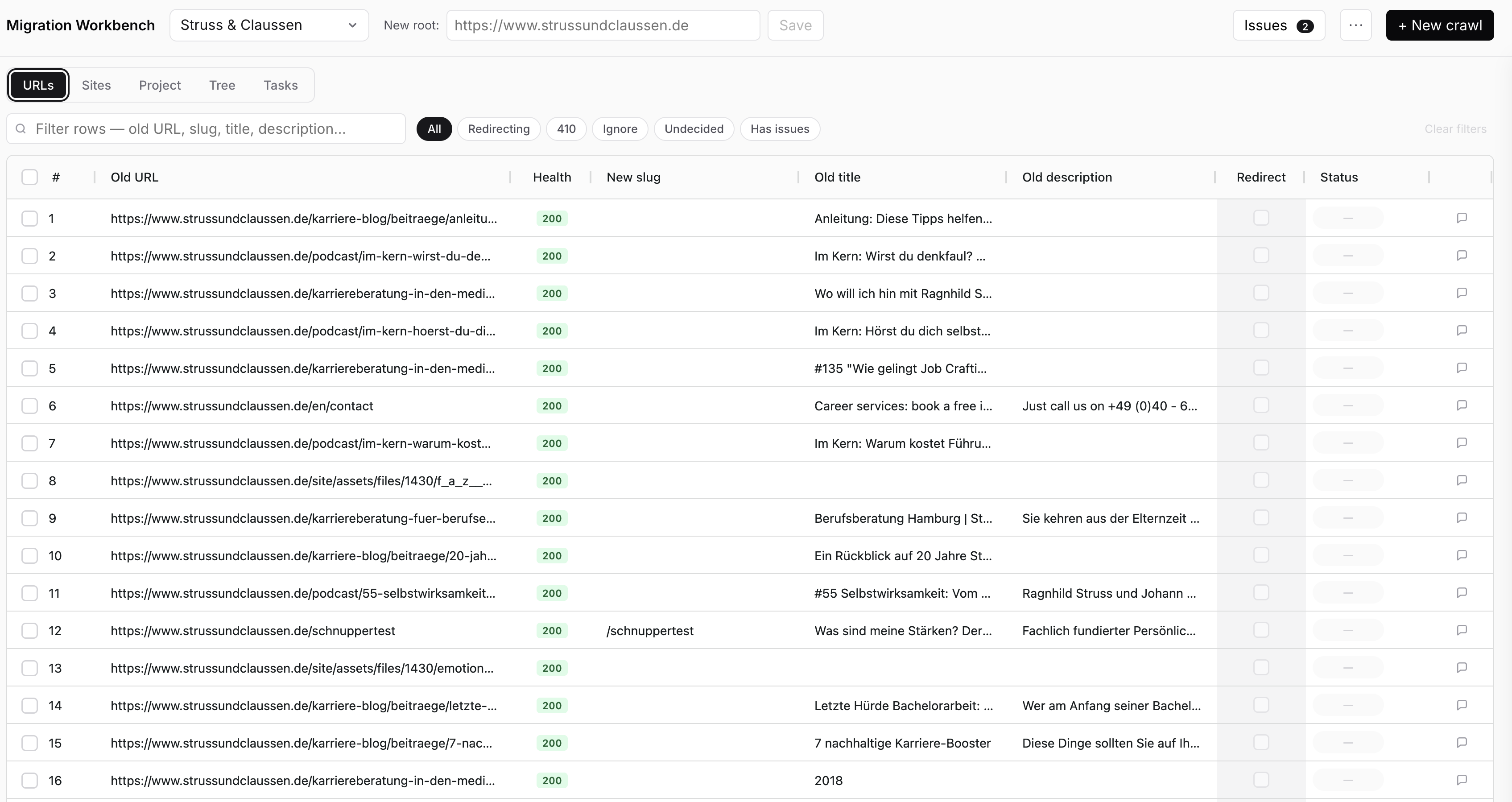 Migration Workbench